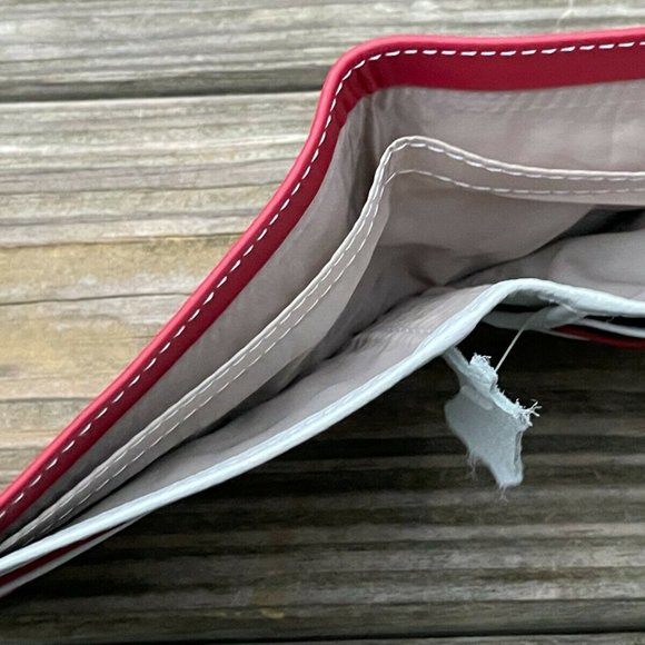 Valentines Wallet Bifold Card Holder Handmade Genuine Leather Men Purse Multi - Picture 7 of 10